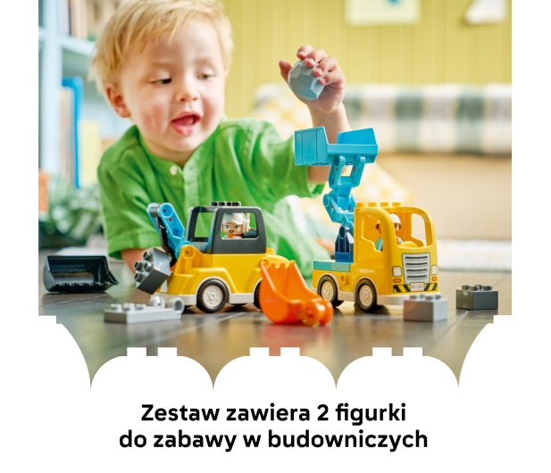 LEGO DUPLO 10475 Maszyny budowlane 3 w 1 - 1473398 - zdjęcie 7